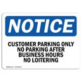 thumbnail image 1 of OSHA Notice Sign - OSHA No Loitering Sign | Rigid Plastic Sign | Protect Your Business, Construction Site, Warehouse & Shop Area |  Made in The USA, 1 of 1