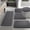 Classic Greek Key - Dark gray, variant on CHAKME Non Slip Machine Washable 5 Piece Bath Rug Set Memory Foam Ultra Absorbent Large 20"x46" & 32"x20" Long 24"x17" Small 18"x16" U Shape Contour 24"x20" Bathroom Mat Rustic Lattice black
