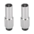 thumbnail image 5 of 2 Pcs Silver Tone Metal Bicycle Line Regulator Housing Cap Bicycle Brake Cable Adjuster, 5 of 5