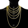 thumbnail image 6 of ORENTINI 18K Gold Plated Stainless Steel 3.5mm Cuban Link Chain with CZ Iced Out 3" Cross Pendant and Gift Box for Men, Woman. 28 In Length Lobster Clasp, 6 of 6