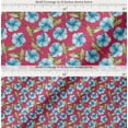 thumbnail image 2 of Soimoi Cotton Cambric Fabric Hummingbird & Floral Printed Fabric 1 Yard 56 Inch Wide, 2 of 7