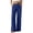 Blue, variant on Womens Palazzo Pants with Pockets Summer Beach Flowy Wide Leg Trousers Business Casual Work Pants Fashion Clothing Gray XL