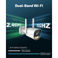thumbnail image 6 of OHWOAI 2.4G/5G Wireless Outdoor Security Camera with Color Night Vision, Motion Detection, Remote Viewing WiFi Cameras (2-Pack), 6 of 12