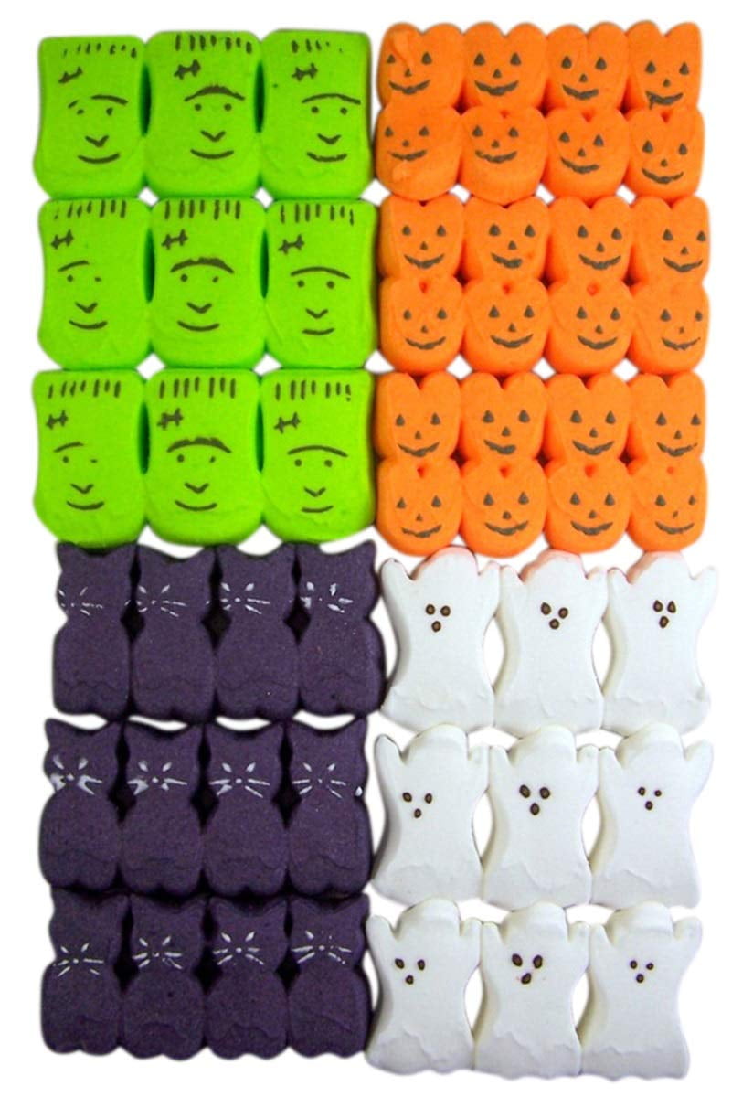 Halloween Peeps Variety Pack with Monsters, Ghosts, Pumpkins, and