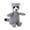 Grey, variant on Adorable Plush Raccoon Toy Soft, Cuddly, and Durable Stuffed Animal for Kids and Collectors, 8.2 Inches