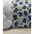 thumbnail image 3 of Geometric Down Alternative Comforter, Chevron Zigzags Rhombus and Circles Pattern Monochrome Abstract Illustration, Microfiber Quilt for All Season, 5 Sizes, Black and White, by Ambesonne, 3 of 3