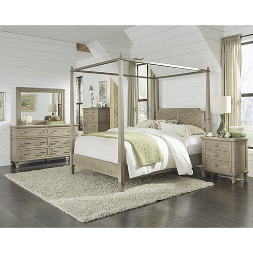 Complete King Canopy Bed Com, Naples King Canopy Bed