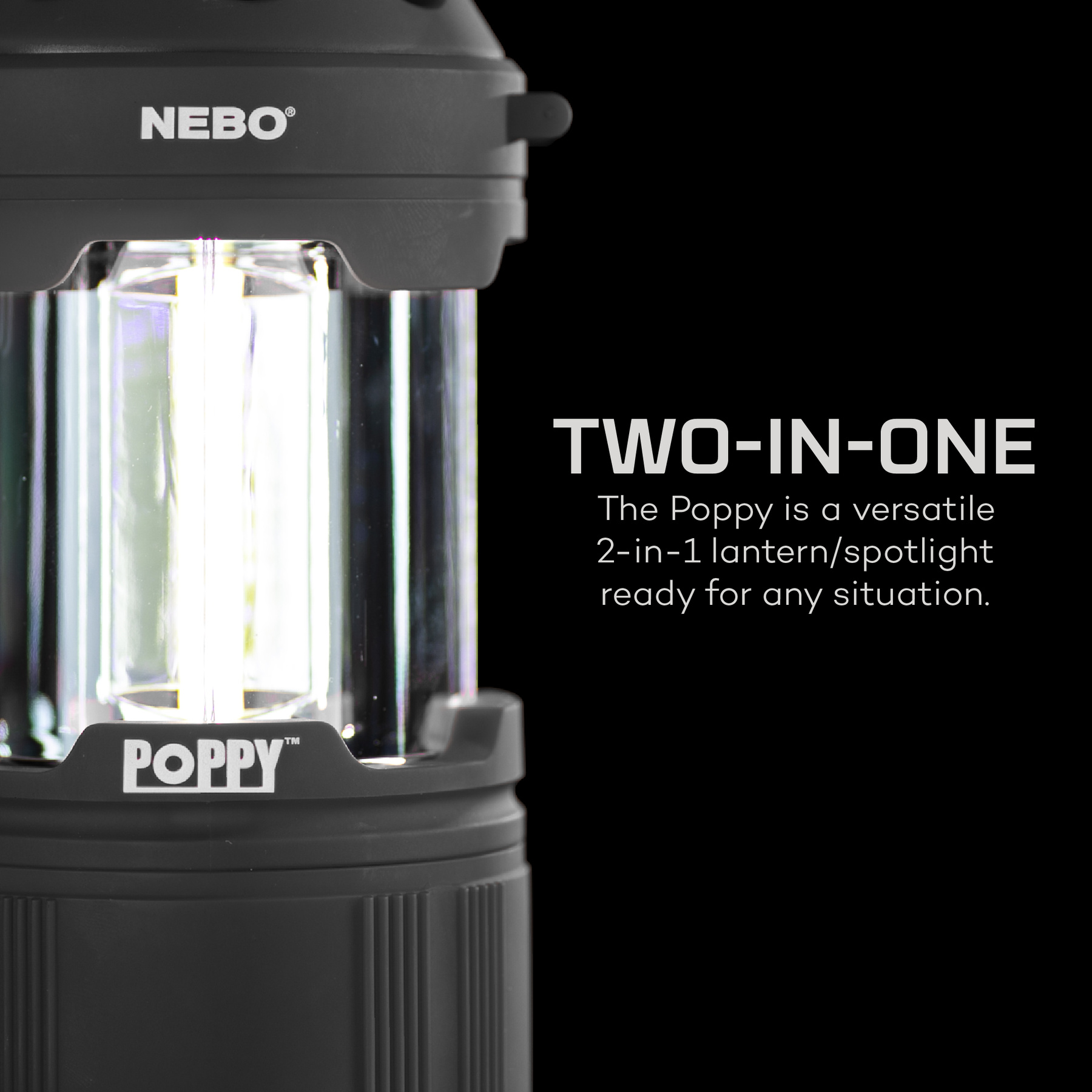 Nebo Poppy 300 Lumen 2-In-1 Lantern photo 6