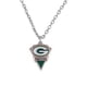 thumbnail image 3 of Collar con colgante deportivo triangular con el logotipo del equipo de fútbol y joyas de equipo con gotas de aceite, 3 of 6