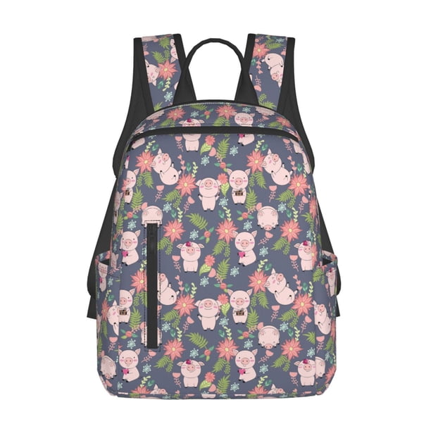Disketp Pigs 1 Mochila Ligera e Impermeable, Mochila de Día Resistente para Viajes, Senderismo y Uso Diario para Hombre y Mujer