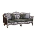 thumbnail image 1 of AFD Home 12011059 Leather, Fabric & Wood Chateau Carbonneau Sofa, Multi Color, 1 of 1