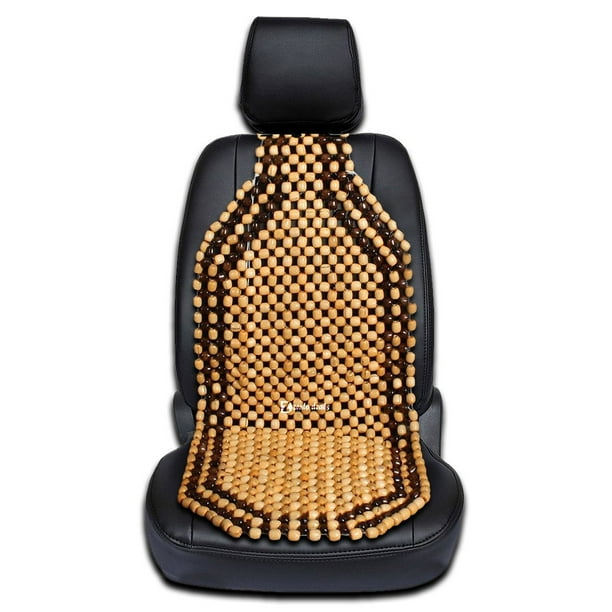 Massage Car Seat Cover Wood Beaded Cushion Roller Chair Long Drive Back Comfort Com - Back Massage Car Seat Cover Massage Car Seat Cover Wood Beaded Cushion Roller Chair Long Drive Back Comfort Com - Back Massage Car Seat Cover