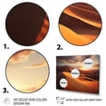 thumbnail image 3 of Designart "Golden Sands Beach Photo V" Landscapes Wall Decor, 3 of 5