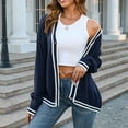 thumbnail image 4 of BLVB Women's Casual Open Front Cardigans Long Sleeve Button Down Soft Knit Sweater Jackets Coat Fall Clothes, 4 of 8