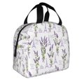 thumbnail image 2 of Balery Lavender Flowers Bolsa de Almuerzo Aislada – Caja de Almuerzo con Papel de Aluminio Grueso, Mantiene la Comida Fresca por 4 Horas, 2 of 8