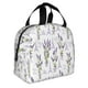 thumbnail image 2 of Easygdp Lavender Flowers Bolsa Térmica Premium - Tela Oxford Impermeable, Gran Capacidad, Bolsillo Frontal, Unisex para Trabajo, Escuela, Actividades al Aire Libre y Picnics, 2 of 8