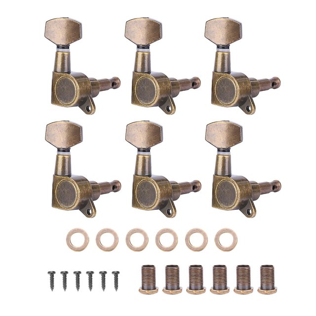 Mécaniques pour guitare acoustique et électrique (6R)