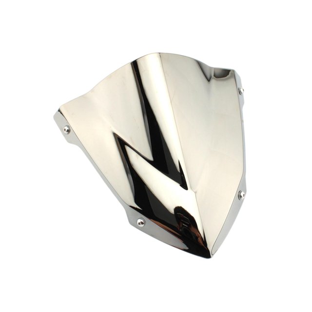 Parabrisas delantero para accesorios de motocicleta FZ-09 18-21 Negro plateado kusrkot Deflectores de viento delanteros