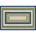 thumbnail image 2 of Stunning Contemporary 2' x 3' Green and Blue Polypropylene Outdoor Area Rug, 2 of 7