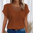thumbnail image 1 of MKLEKYY Playeras Mujer Camisetas Casuales De Moda Para Mujer, Camisetas De Cuello Redondo, Camisetas Holgadas Casuales De Manga Corta De Verano Talla XXL, 1 of 3