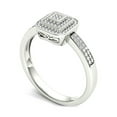 thumbnail image 2 of 1/6 Carat T.W. Diamond Double Halo Cluster 10kt White Gold Engagement Ring, 2 of 5