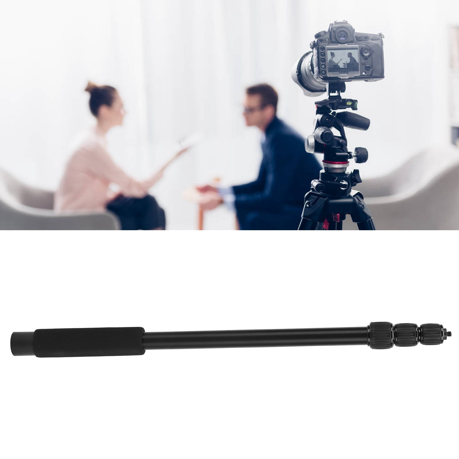 Mic Extension Arm, Soft Handle Boom Arm Aluminium Alloy  For TV Applications For Video Production For Interview