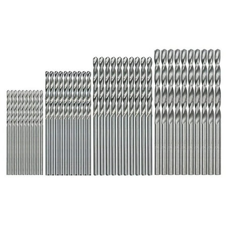 40Pcs Titanium Twist Drill Bit Set,Cobalt Metric Bits 0.5mm - 2.0mm for Metal,Stainless Steel Sets Small