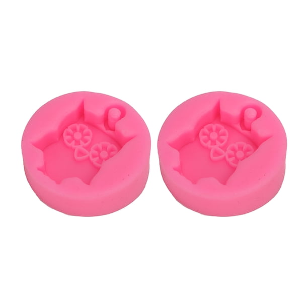 Molde de silicona de búho, 2 piezas, molde de silicona, molde de resina para bricolaje, molde para velas, diseño de última generación