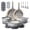 Gray, variant on CAROTE 20-Piece Ceramic Nonstick Pots and Pans Set, Cookware Set with Kitchen Utensils Induction Compatible, Gray