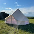 thumbnail image 3 of Outdoor Waterproof Family Camping Cotton Canvas Bell Tent Luxury Glamping Yurt Diameter 5M (16.4FT), 3 of 3