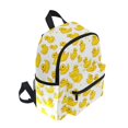 thumbnail image 2 of FORMRS Kids School Backpack with Front Zippered Pocket 12" Student Travel Daypack, Yellow Rubber Ducks, 2 of 6