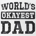 thumbnail image 2 of CafePress - Vintage World's Okayest Dad - Adjustable Unisex Printed Trucker Hat with Mesh Back, 2 of 8