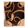 thumbnail image 2 of Designer Home Swan Area Rug 2050 10350 Riley Brown Rings Loops 2' 7" x  4' 2" Rectangle, 2 of 2