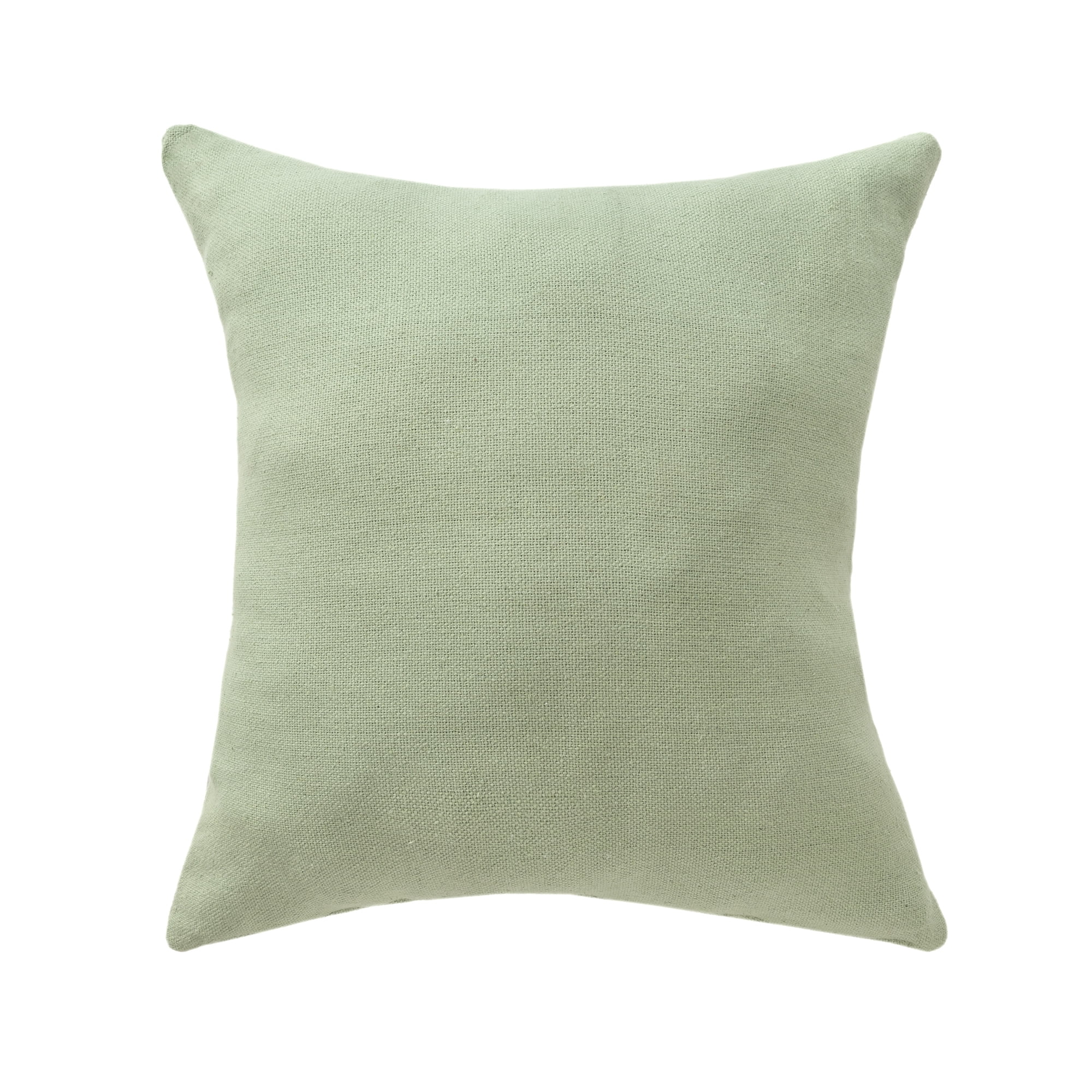 Harlow Hill Camden 24" x 24" Green/Ivory Floral Cotton Adult Decorative Throw Pillow