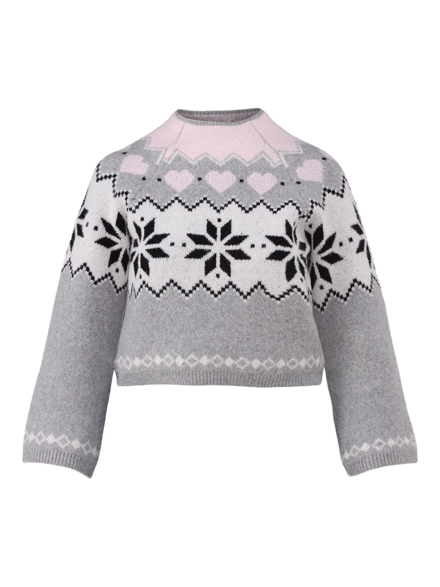 新品タグ付き ♡ Heart Fair Isle Knit Pullover ハーリップトゥ Heart Fair Isle Knit Pullover