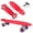 Red, variant on 22" Complete Mini Cruiser Skateboard for Beginners Youths Teens Girls Boys with LED Wheels, with All-in-One T-Tool (Red)