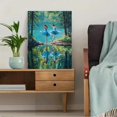 thumbnail image 5 of Couple Embrace Watercolor Canvas Print Romantic Home Wall Art, 5 of 8