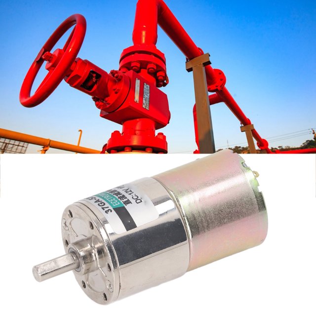 Motor de engranaje de 12 V CC motor de engranaje de 12 V CC rotación positiva negativa fuerte capacidad de carga para robot ANGGREK Otros