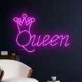 thumbnail image 2 of Queen Crown Neon Sign, Crown Queen Led Sign, Queen Crown Led Light, Home Decor, 2 of 5
