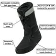 thumbnail image 4 of Alpine Swiss Men's Snowboard Boots | Waterproof, Custom-Fit Liner, Medium Flex for All-Mountain Riding, Winter Snow Boots, 4 of 7