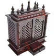 thumbnail image 3 of Homecrafts Wooden Temple for Home (18x12x24-inch, Red), 3 of 7
