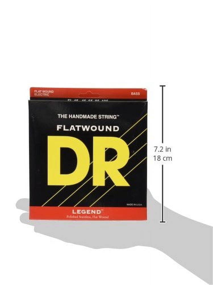 DR Strings Flatwound Legend Bass Strings Medium