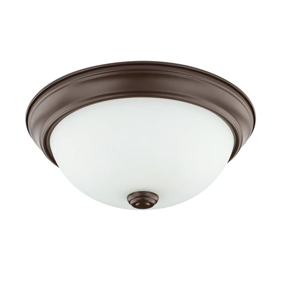 Open Box Capital Lighting 214721 2 Light 11" Wide Flush Mount Bowl Ceiling Fixture - Bronze
