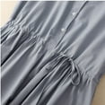 thumbnail image 4 of Summer Dresses For Women 2025 Sevevn Women's Casual Color Round Neck Tie Up Waist Dress, 4 of 6