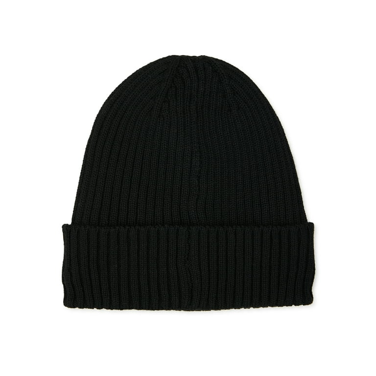 Kite | Black Lightweight Organic Cotton Chunky Knitted Rib