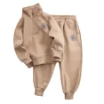 thumbnail image 5 of Conjunto de sudadera para niños, conjunto de dos piezas de estilo deportivo para niños de 5 a 10 años, ropa elegante para niños grandes, primavera 2024, 5 of 5