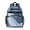 Blue and Gold Marble Pattern-1, variant on Black and Gold Marble Pattern Cute School Backpack Bag for School with Padded Back and Adjustable Shoulder Straps 15.25"x11.5"x5.25"