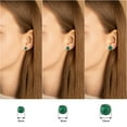 thumbnail image 5 of JUSTJANDM 12 Pairs Multi Natural Gemstone Round Bead Ball Stud Earrings Gold Plated Stainless Steel Tiger Eye Rose Quartz Agate Onyx Opal Malachite Stone Stud Earrings Set for Women, 5 of 7