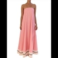 thumbnail image 1 of Vestido de Verano para Mujer, Estilo Tubo, Estilo Y2K, con Estampado Floral, Sin Tirantes Ni Espalda Descubierta, Informal, para Playa y Vacaciones. Rayas Rosas M, 1 of 10