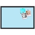 thumbnail image 2 of PinPix ArtToFrames 26x16 Custom Cork Bulletin Board    Poster Board Has a Fabric Style Canvas Finish, Framed in Satin Black (PinPix-247), 2 of 5